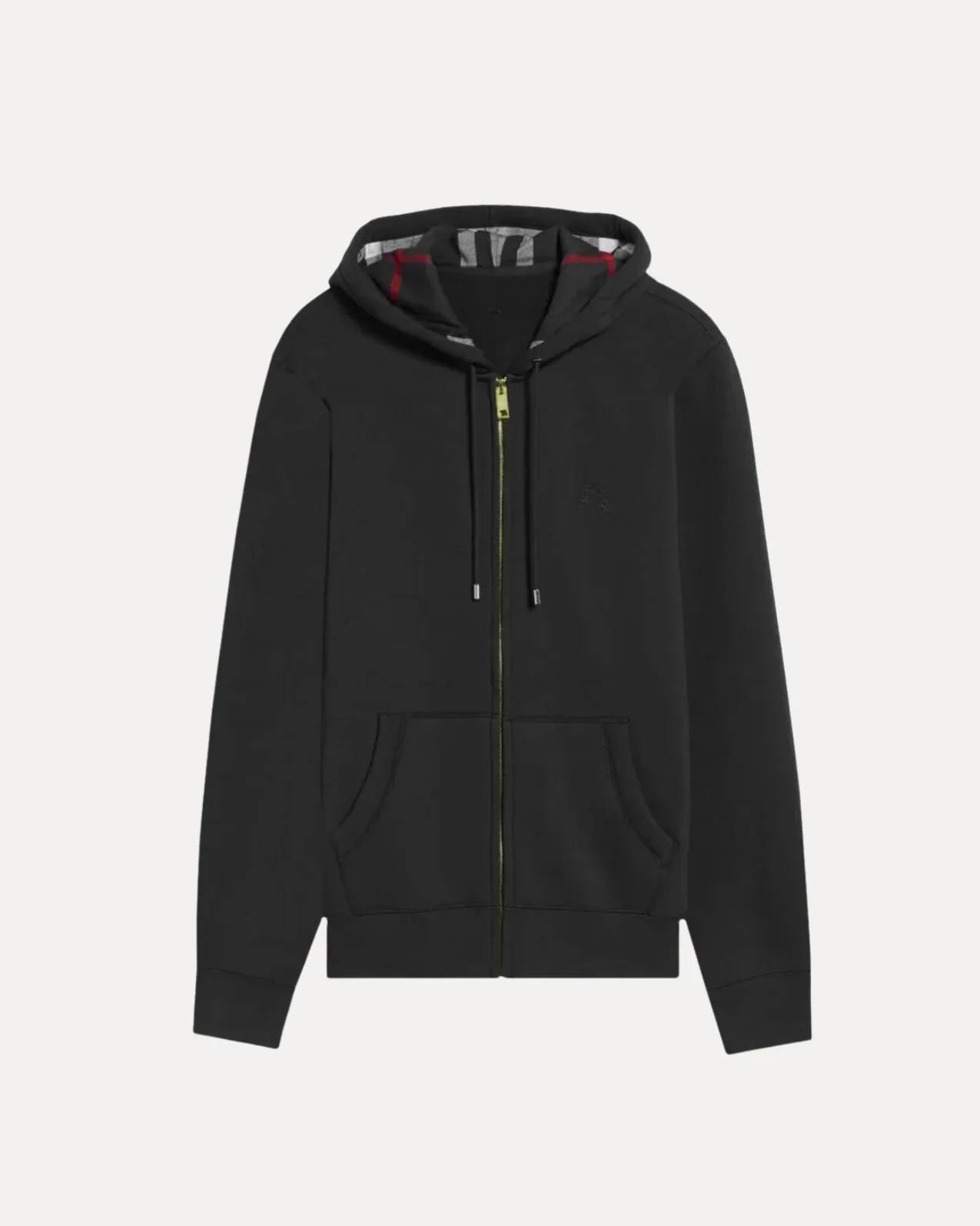 Checked Zip Hoodie - Image 5
