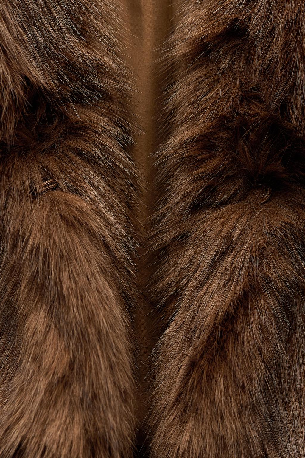 Faux Fur Cropped Jacket - Image 8