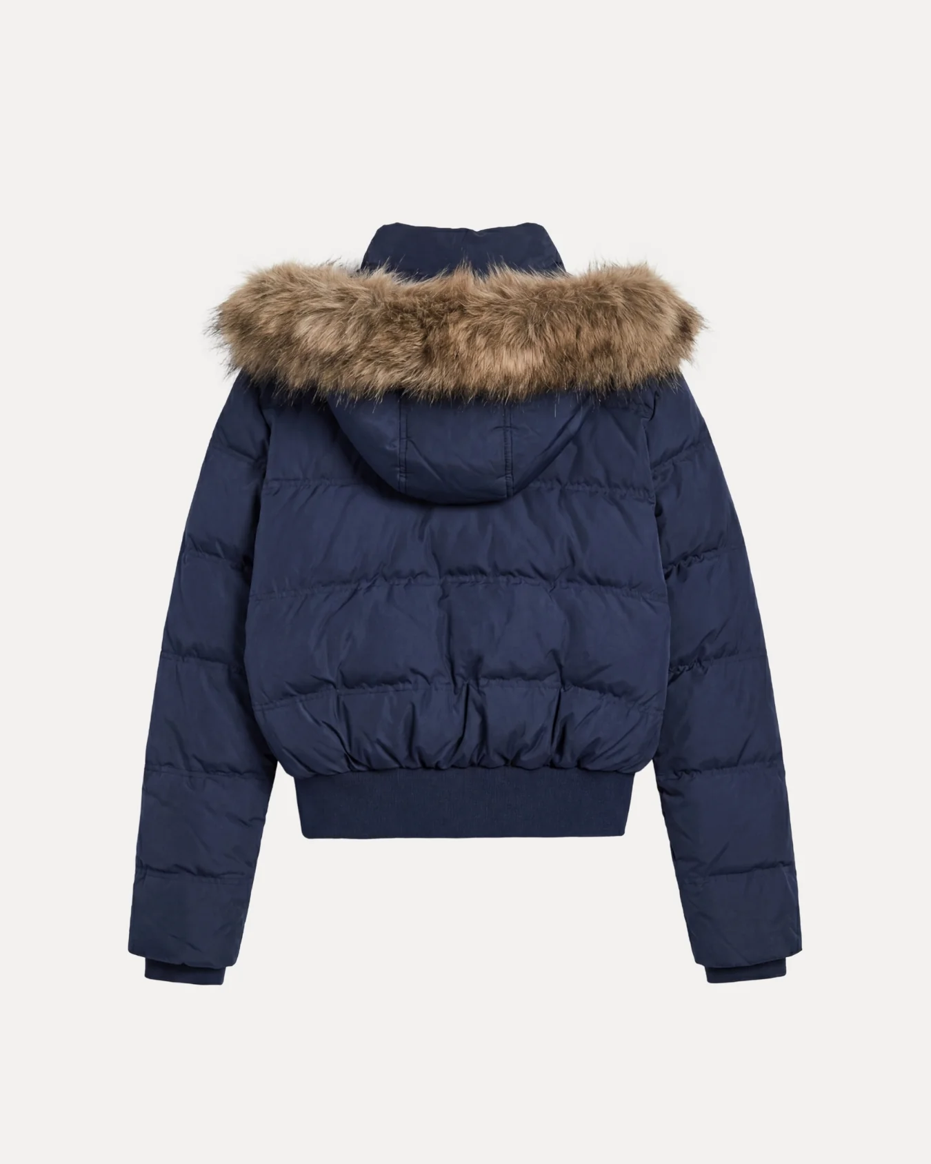 Fur Collar Short Parka - Image 3