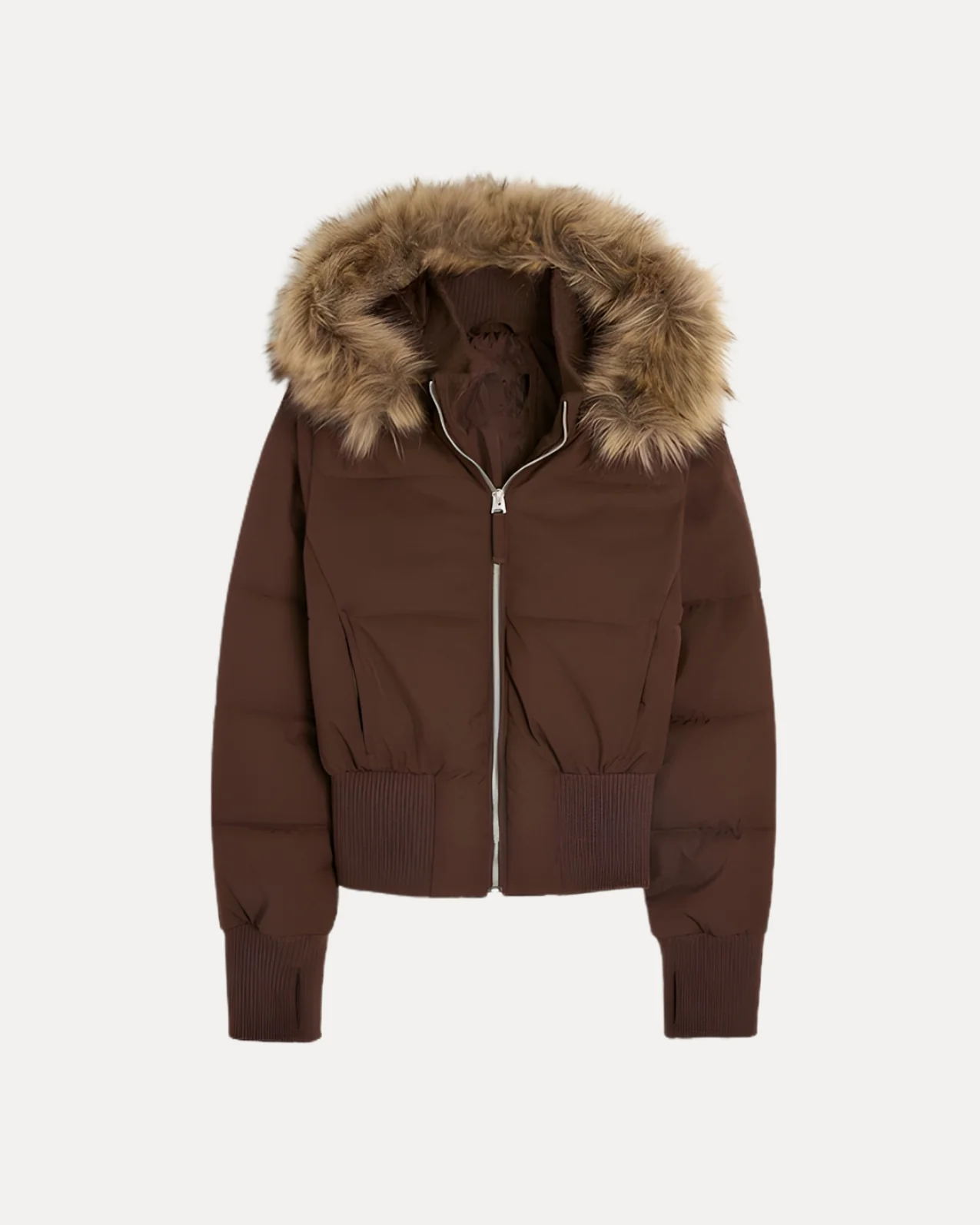 Fur Hood Puffer Jacket - Image 10