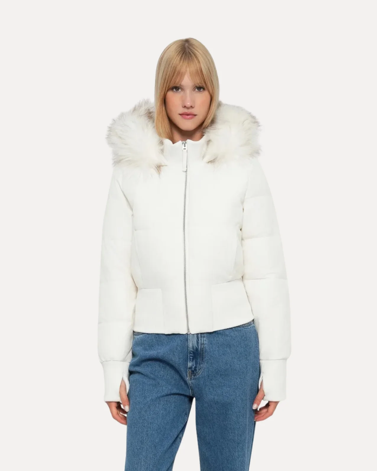 Fur Hood Puffer Jacket - Image 14
