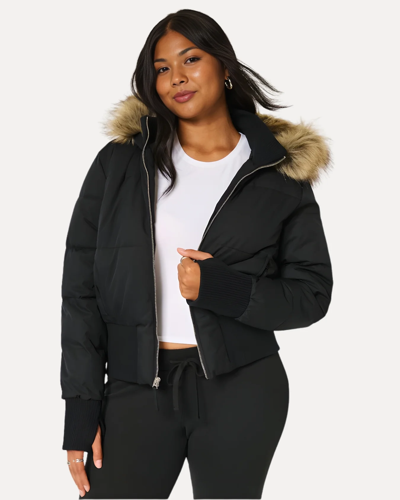 Fur Hood Puffer Jacket - Image 8