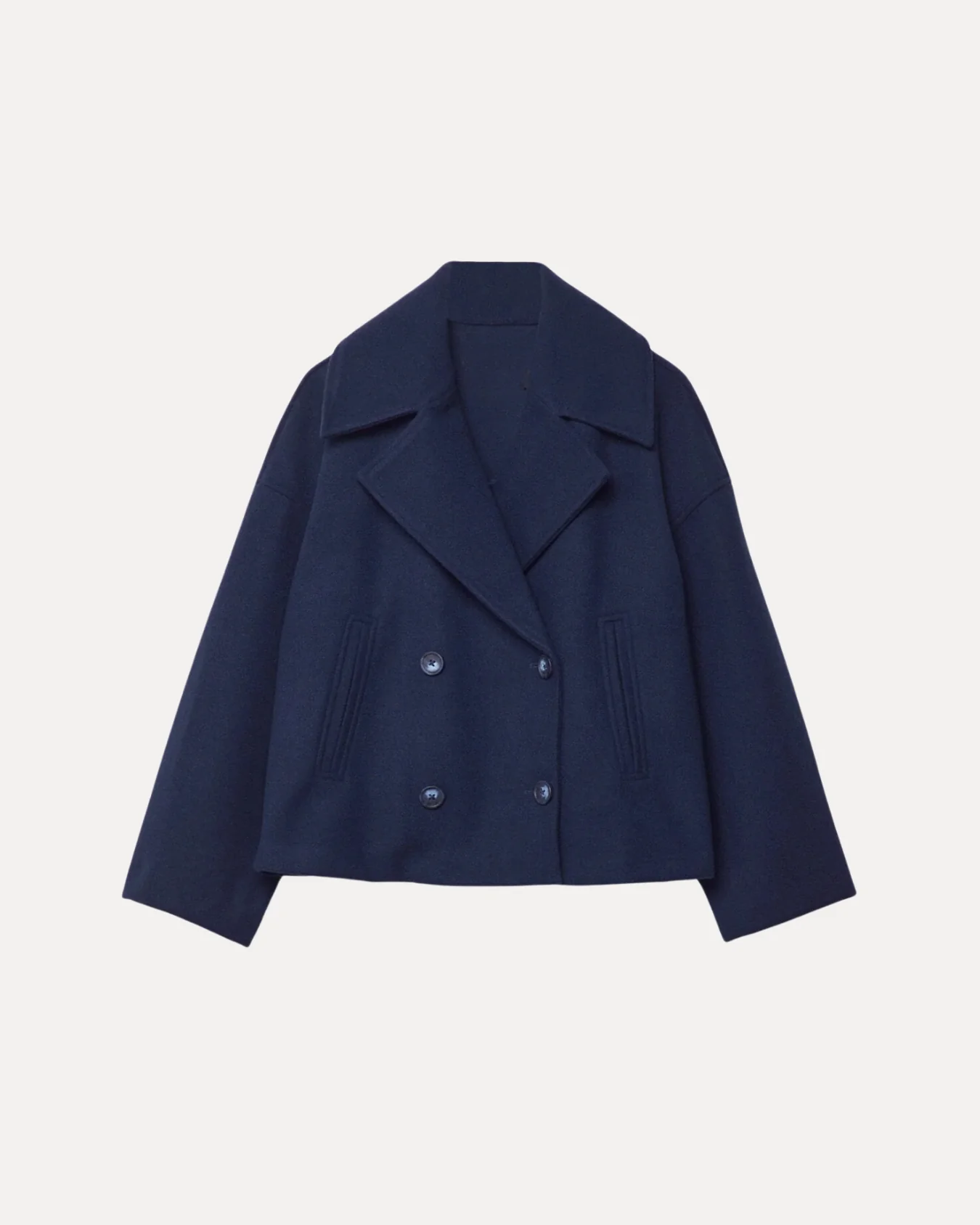 Heritage Cropped Wool Coat - Image 12