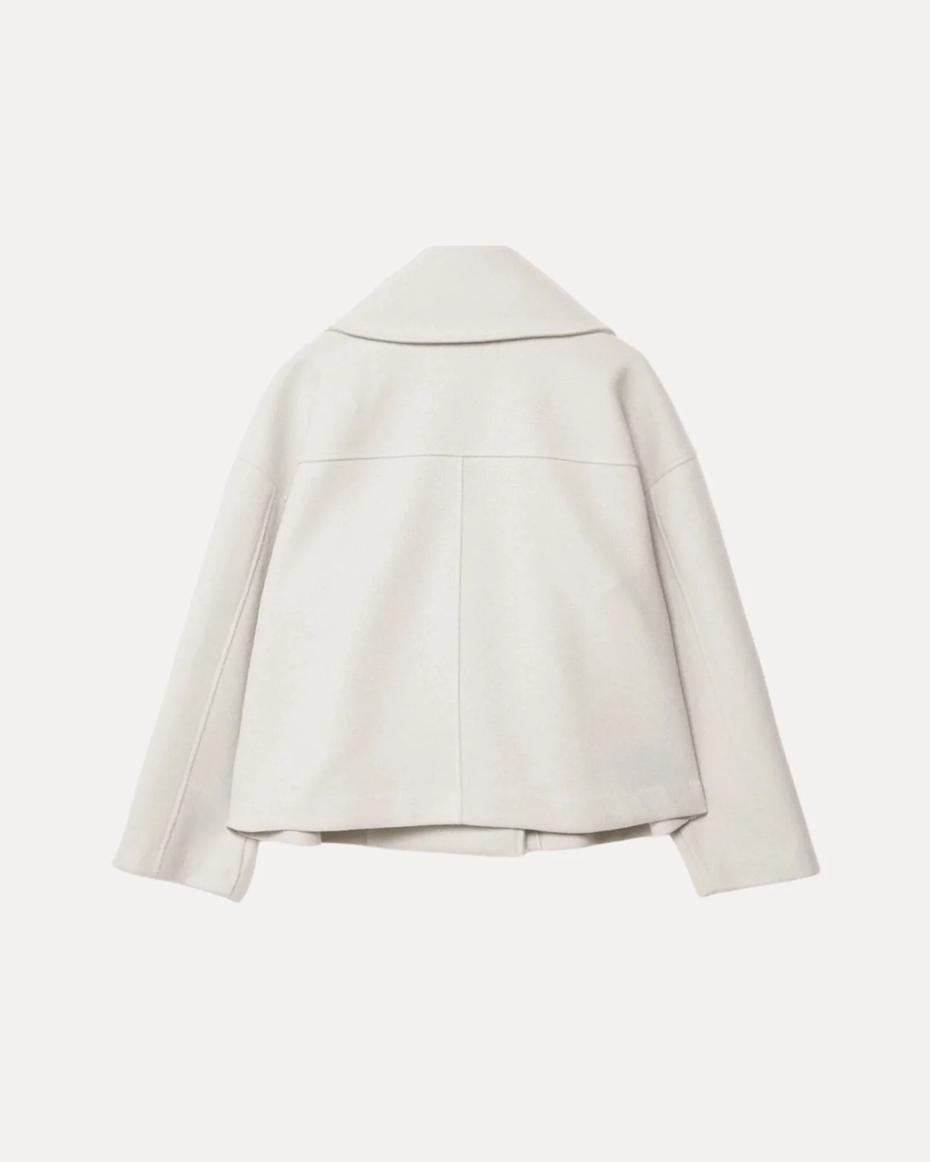 Heritage Cropped Wool Coat - Image 3