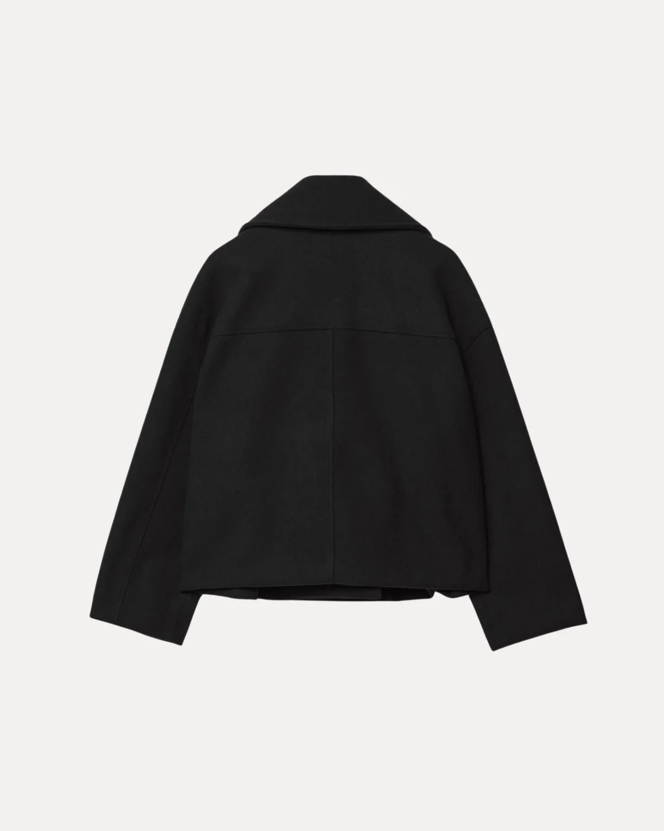 Heritage Cropped Wool Coat - Image 6