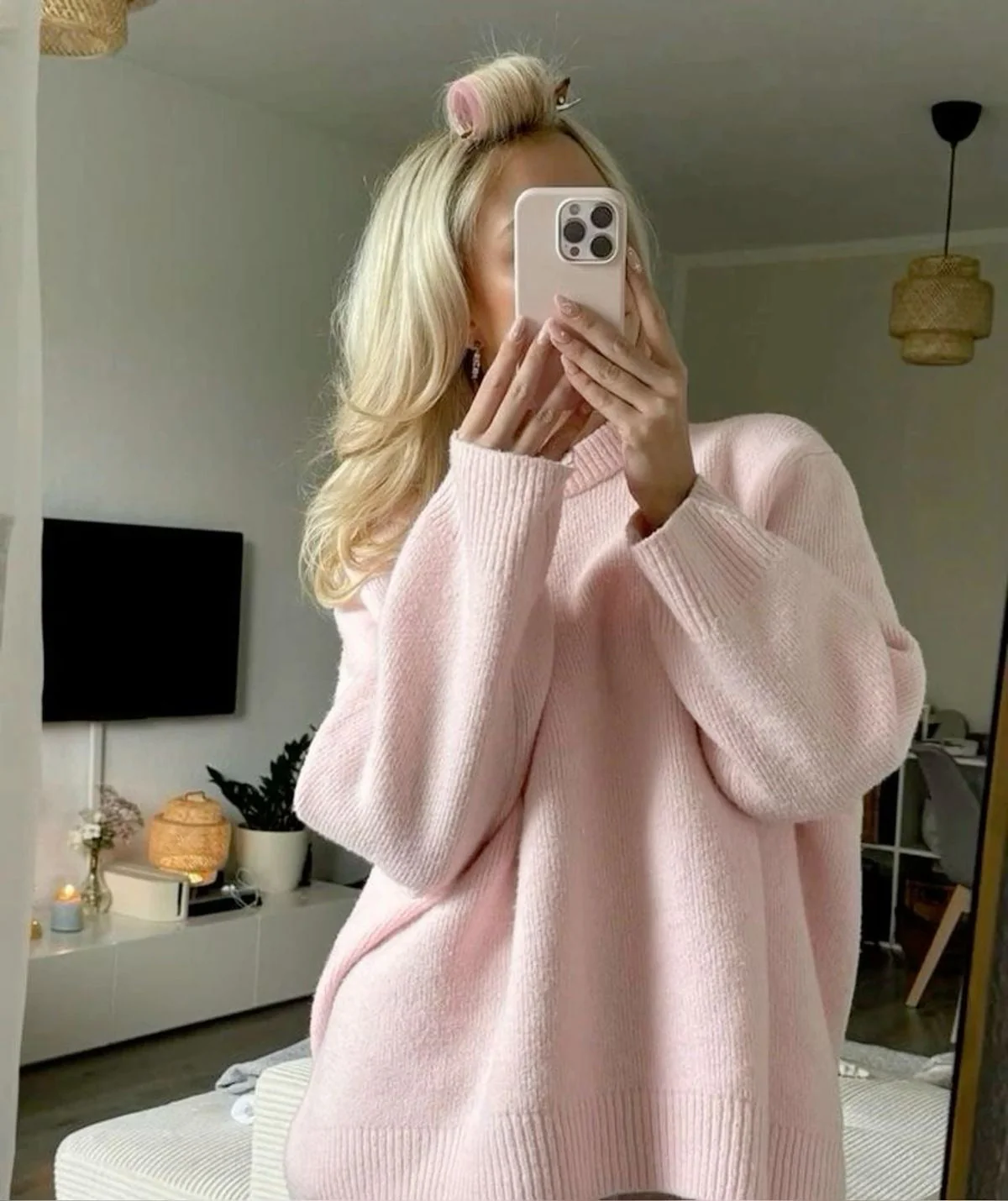Oversized Pink sweater - Image 10