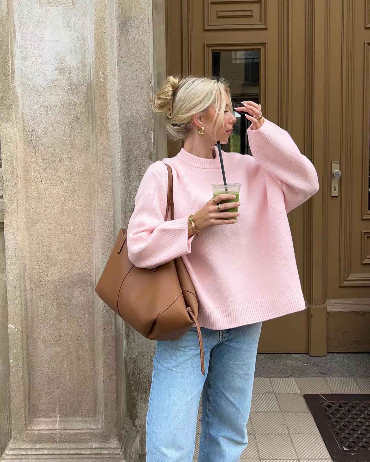 Oversized Pink sweater - Image 12