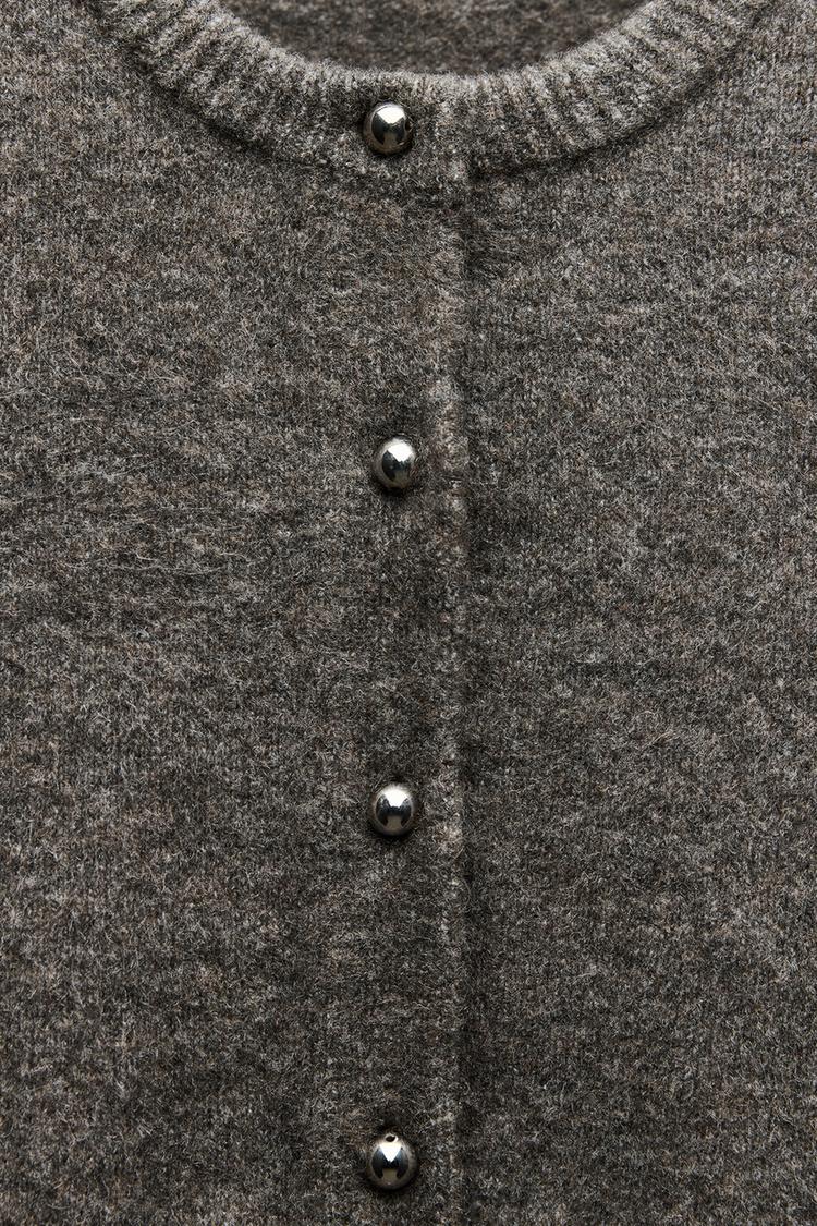 METAL BUTTONS KNIT CARDIGAN - Image 3