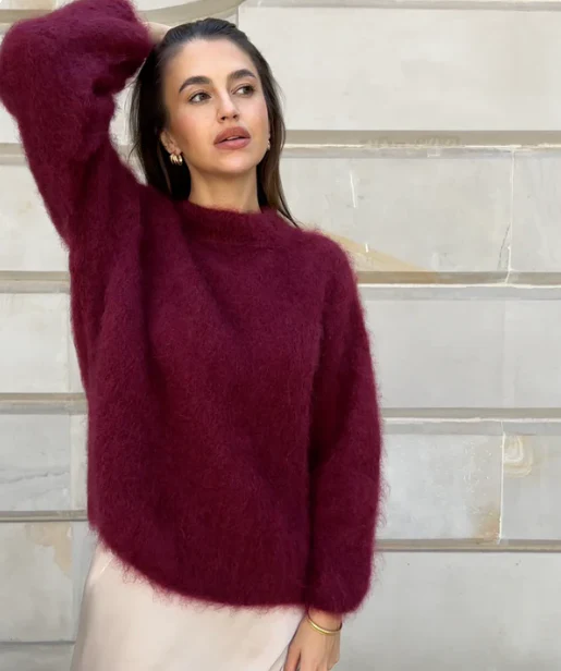 Oversized Sweater Mohair Blend - Image 17