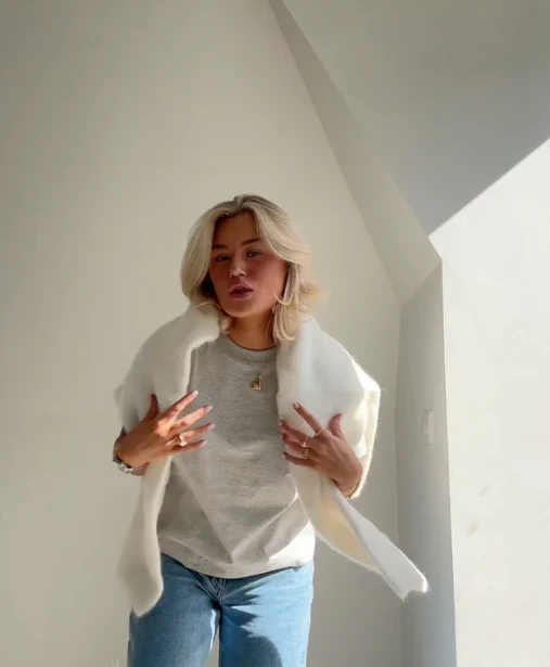 Oversized Sweater Mohair Blend - Image 4