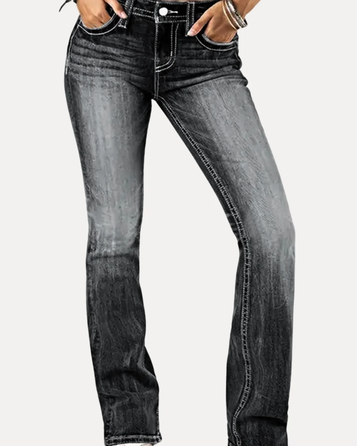 Sky Flared Jeans - Image 12