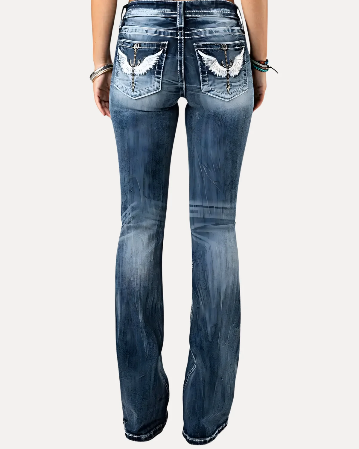 Sky Flared Jeans - Image 4