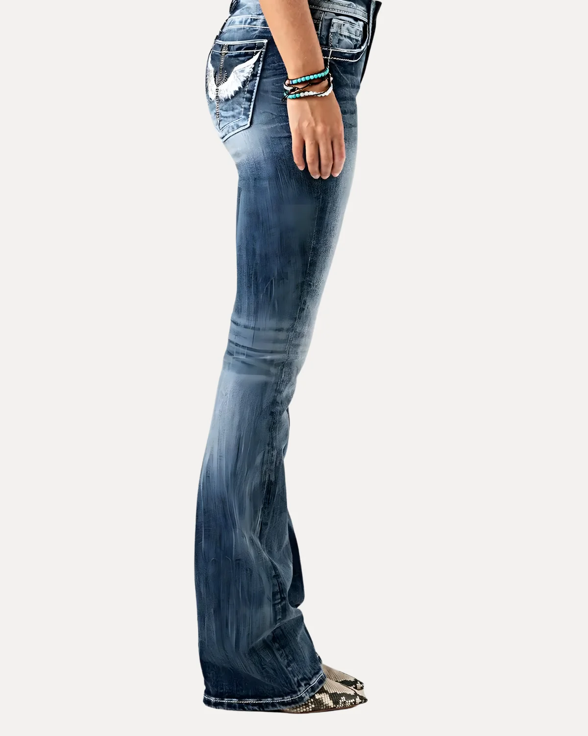 Sky Flared Jeans - Image 6