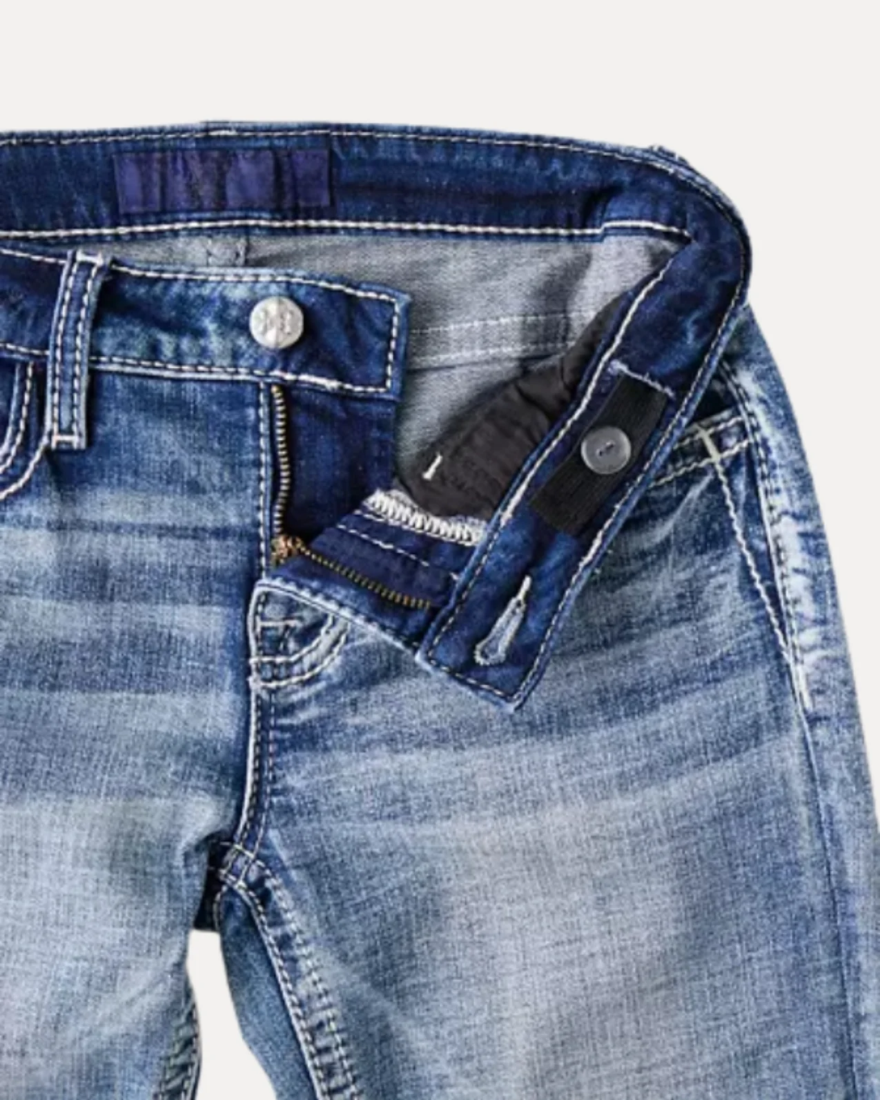 Vintage Bootcut Denim Jeans - Image 3