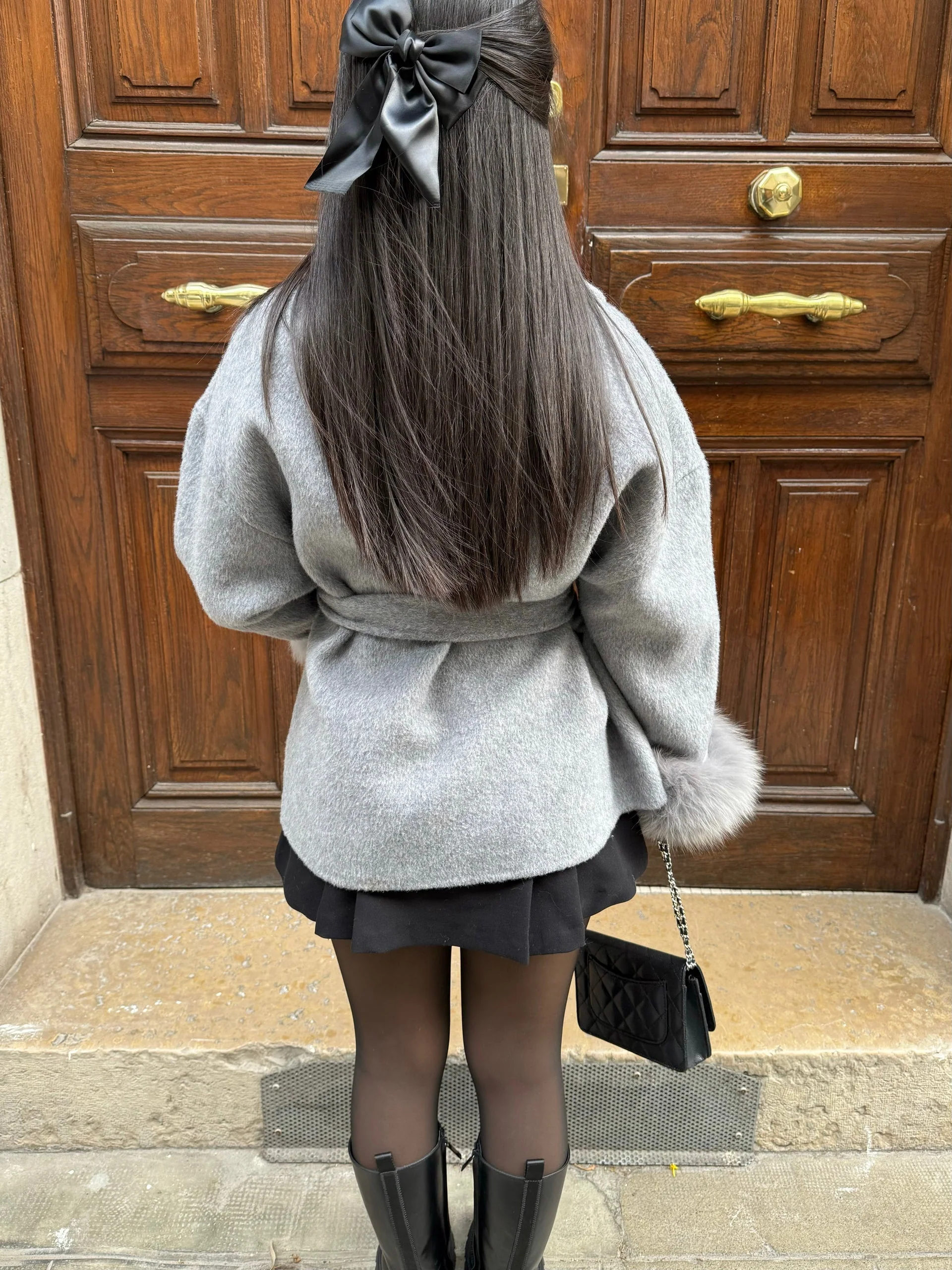 WOOL COAT WITH FUR - Image 7